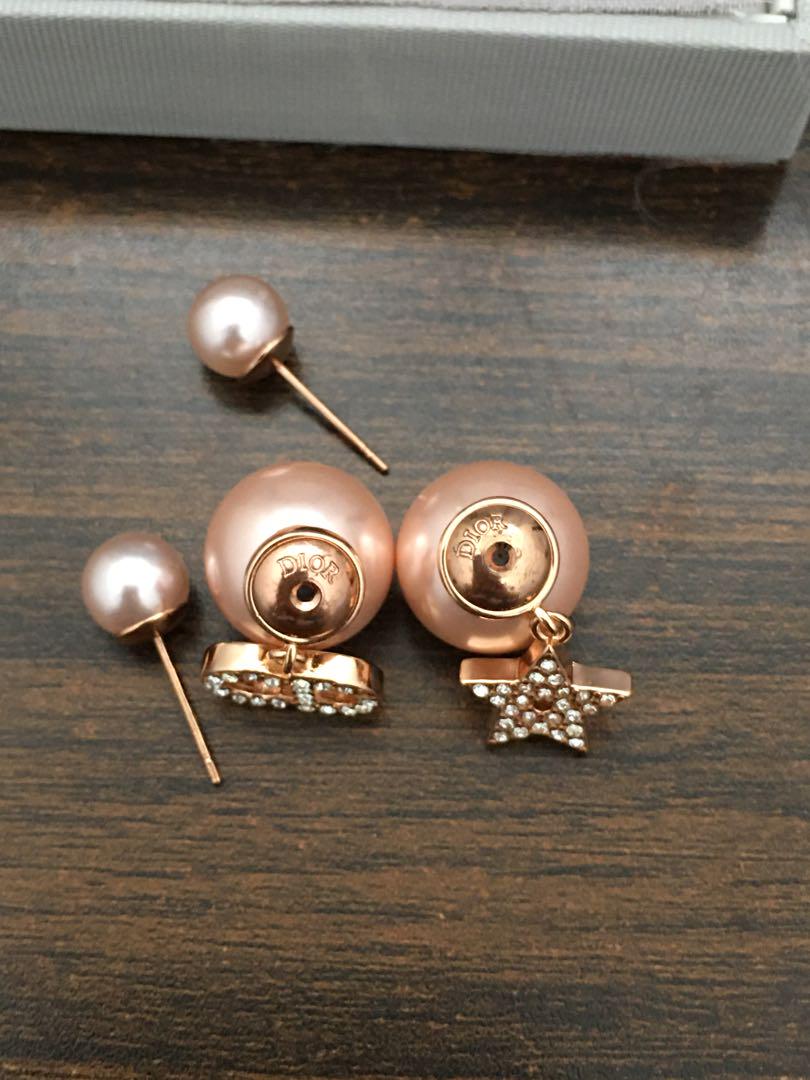 可愛い!クリスチャンディオール/Dior ピアス ピンク 人気美品 画像6