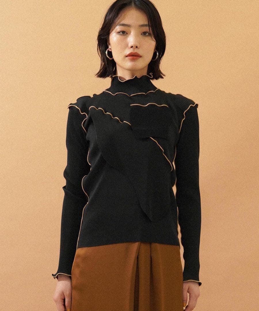 kotohayokozawa todo トップス 長袖 ブラック SIZE kotohayokozawa