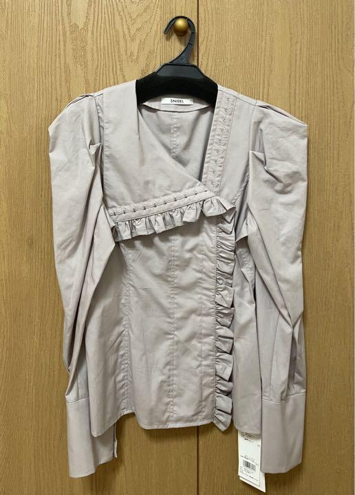 SNIDEL - [新品未使用タグ付き]SNIDELコルセットシャツブラウス
