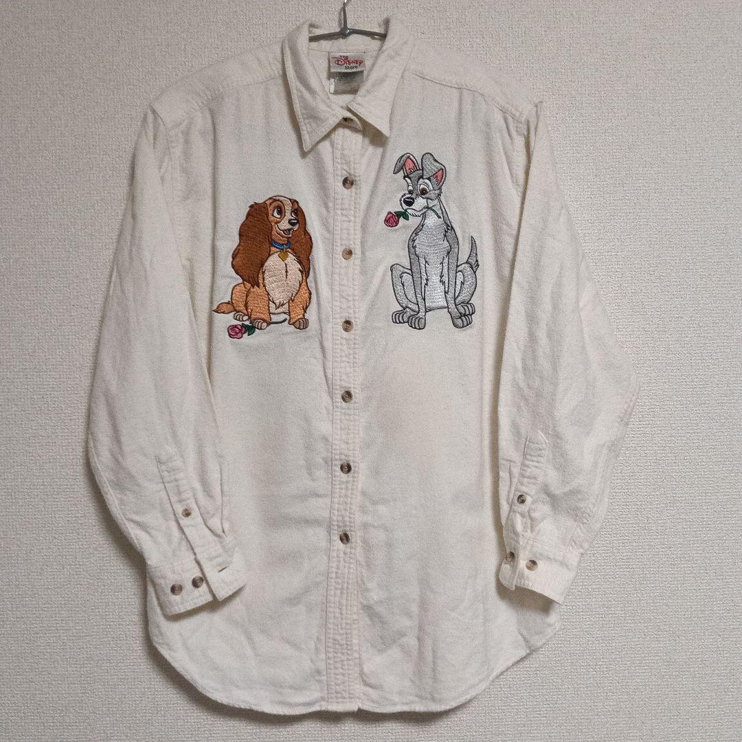 レディ トランプの刺繍入り長袖シャツ