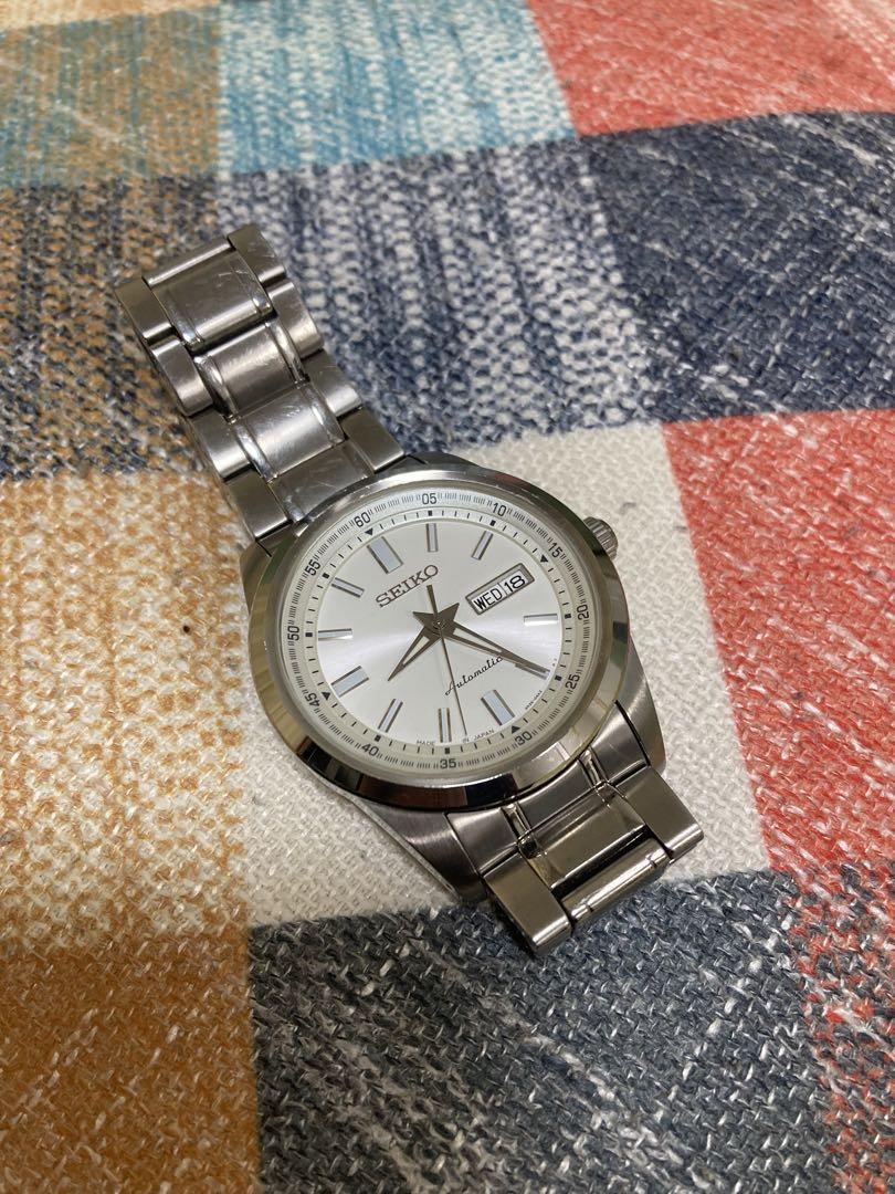 SEIKO 自動巻き　腕時計 シルバー　SARV001