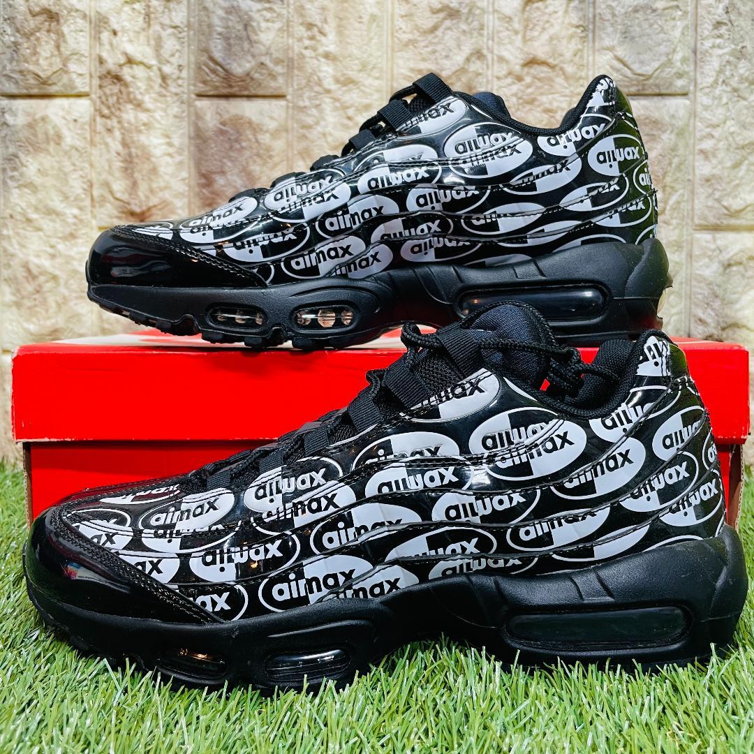 セール特価 Nike プレミアム 95 エアマックス ナイキ メンズ 白黒 スニーカー 靴 Dozfdypm