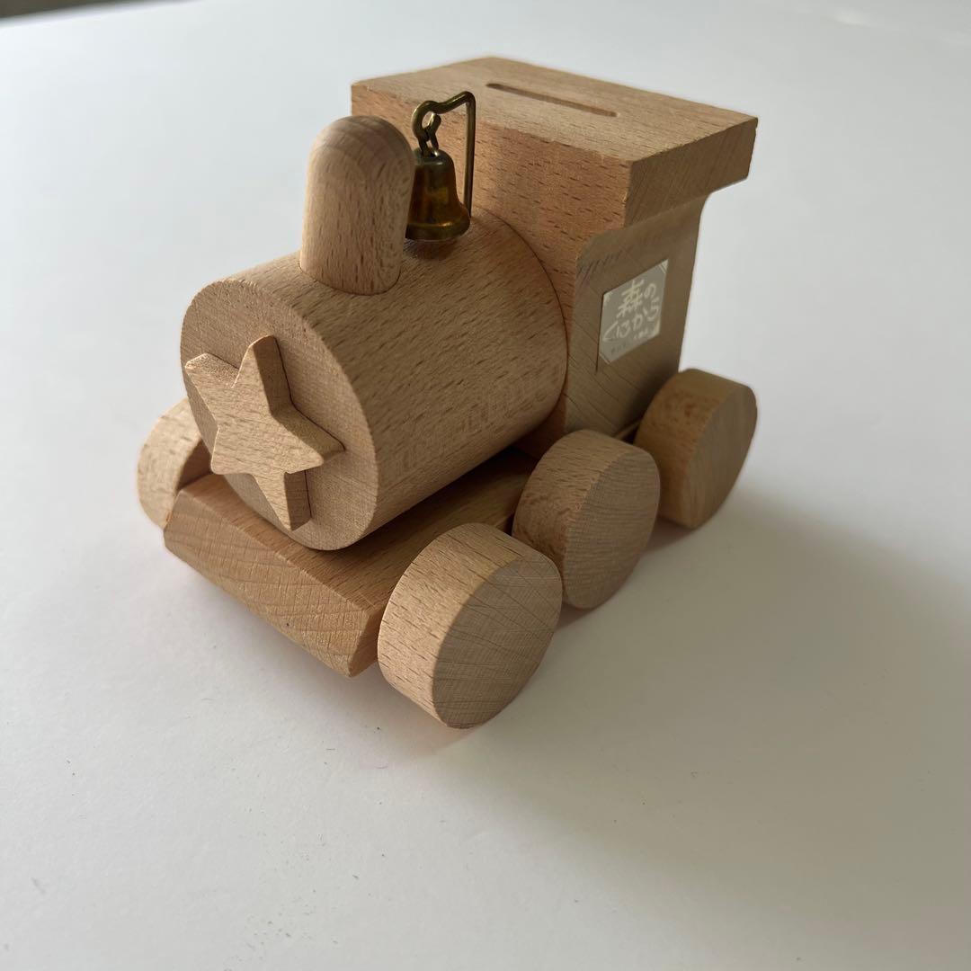 サンリオ 木製品 汽車 貯金箱 森のくにから きSanrio