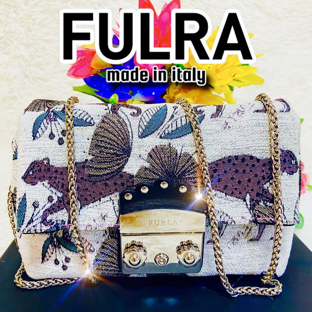 アニマル✨FULRA✨フルラ✨チェーンショルダーバッグ✨肩がけ✨メトロポリス✨