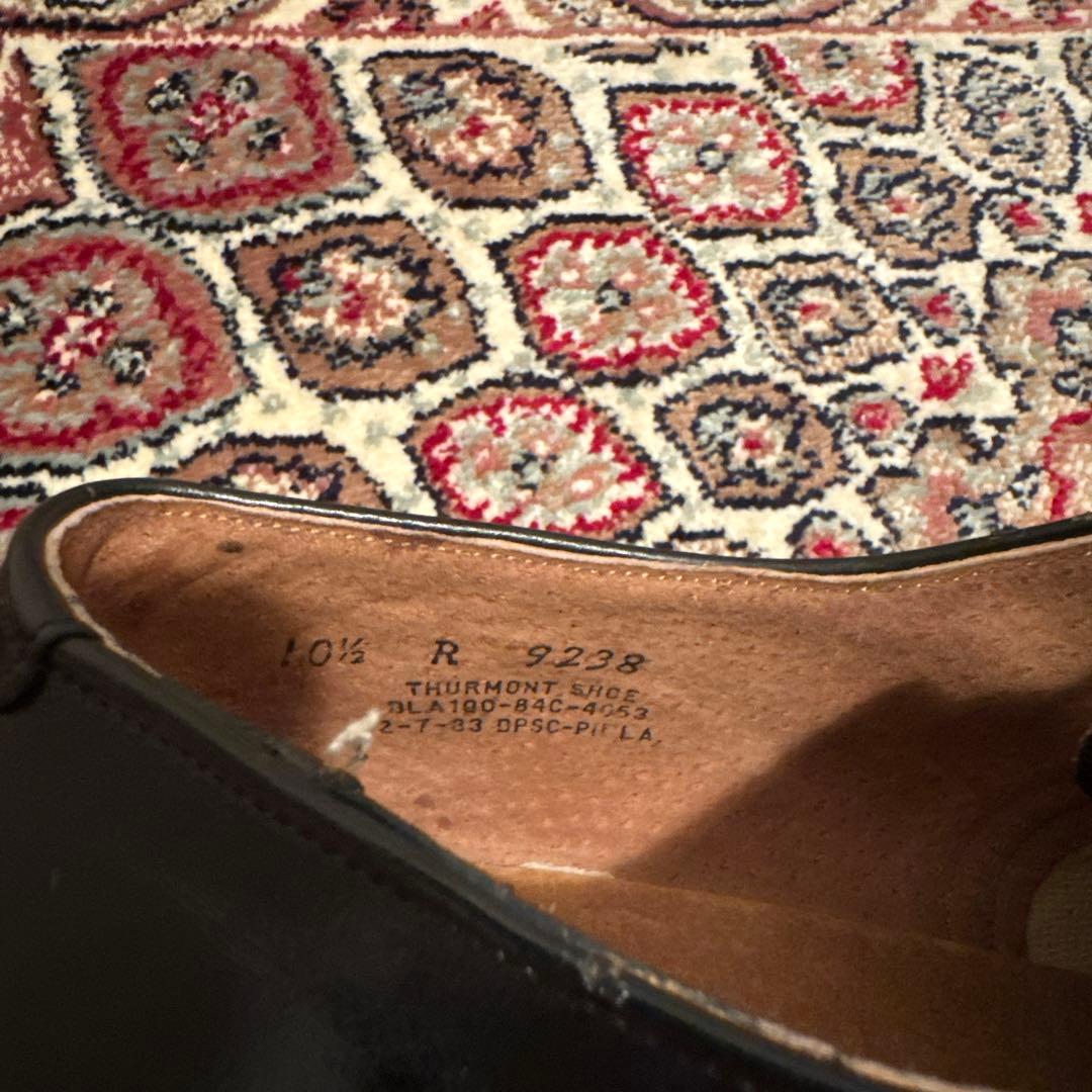 USNAVY サービスシューズ プレーントゥ 米軍 実物 80s 10 1/2 USNAVY サービスシューズ プレーントゥ 米軍 実物 80s 10 1/2