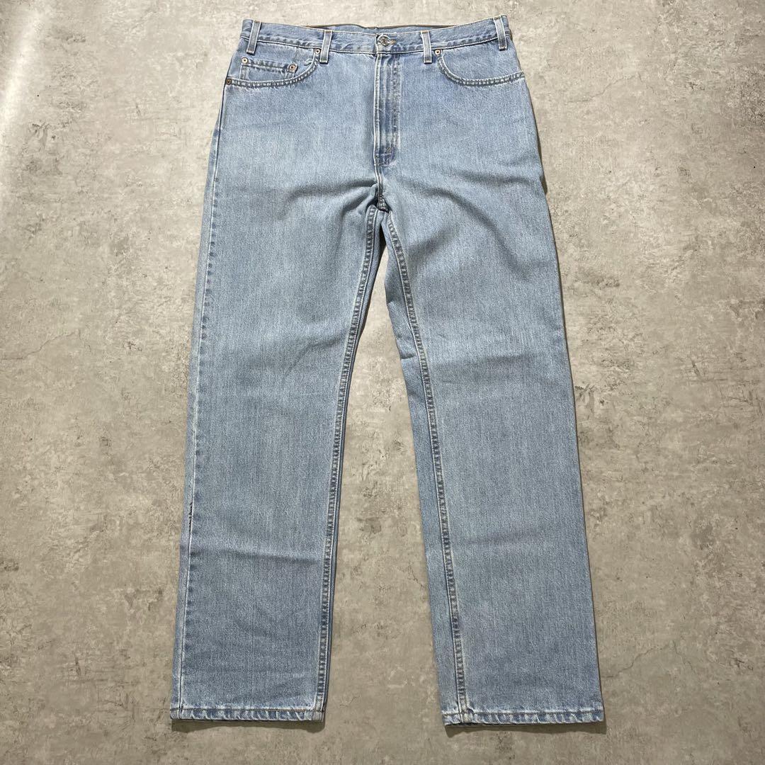 【BT056】USA製 リーバイス505デニムパンツ ブルー90s W38L32