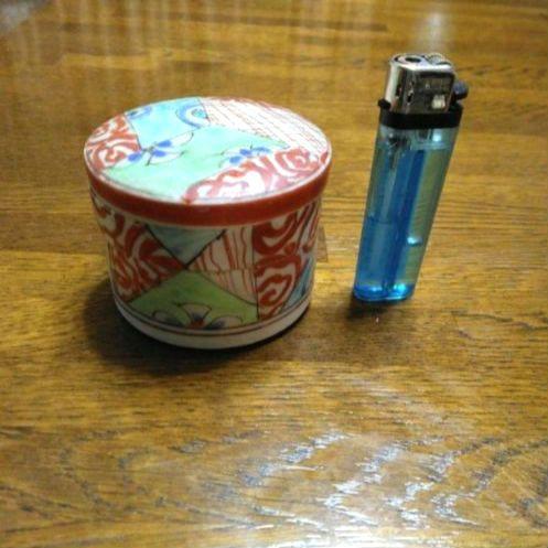 レトロ骨董？ミニ2段重
薬味入れ小物入れ陶器