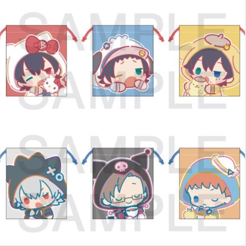 ヒプノシスマイク SANRIO NAKAYOKU EDIT ポケットつき巾着