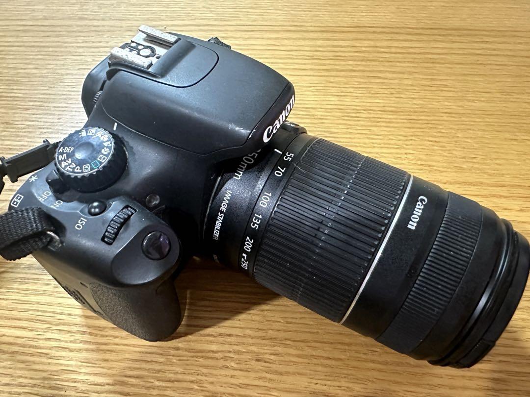 【値下げ】canon eos kiss x4 一眼レフ 三脚付き　レンズ２本