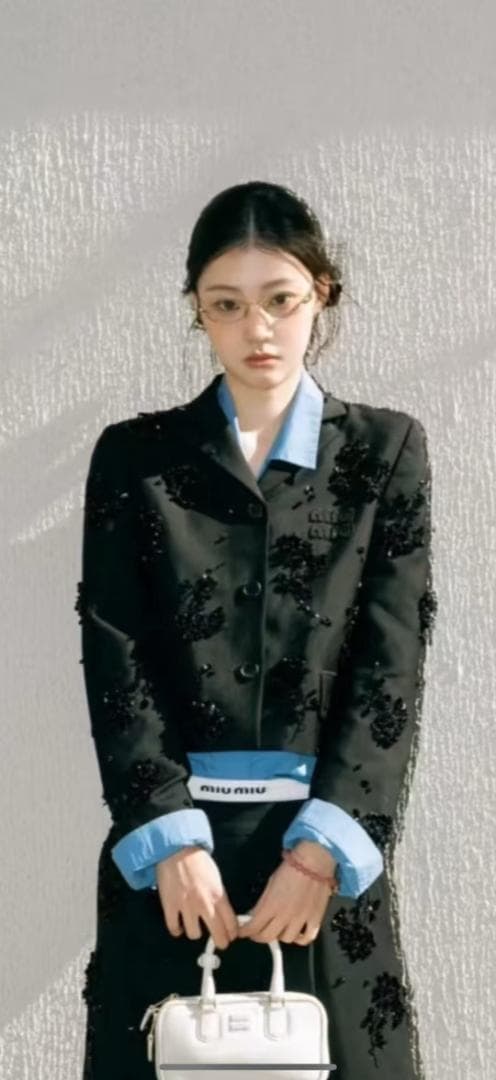 Miu Miu ゴールド オーバル メガネ