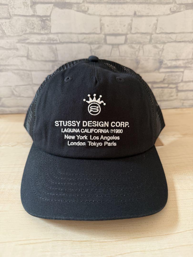 stussy LOW PROFILE DESIGN CORP トラッカー　新品 Stussy Low Profile Design Corp Trucker Snapback Brown Men's