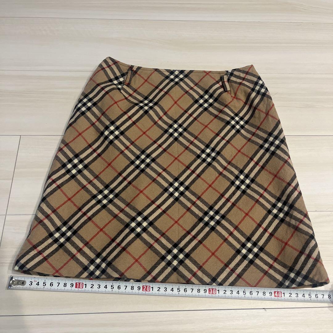 さしBurberry バーバリー ブルーレーベル スカート サイズ36