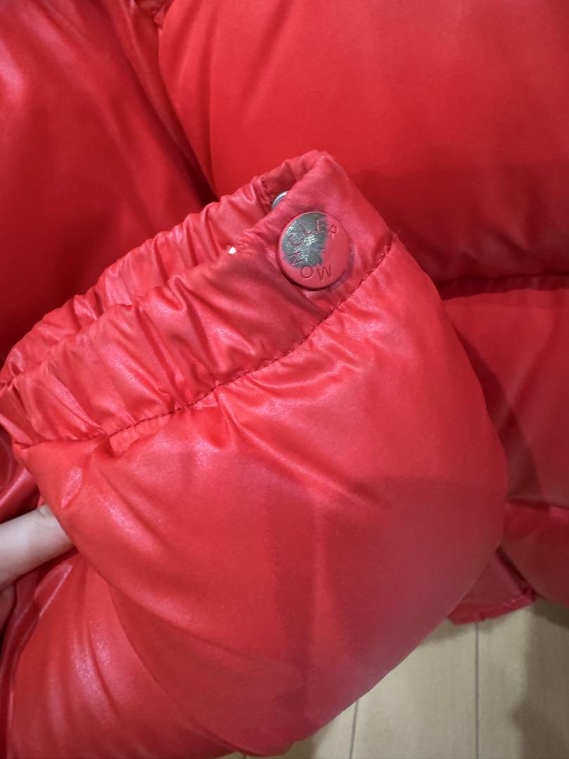 MONCLER 茶タグ　ダウンジャケット 赤 サイズ2