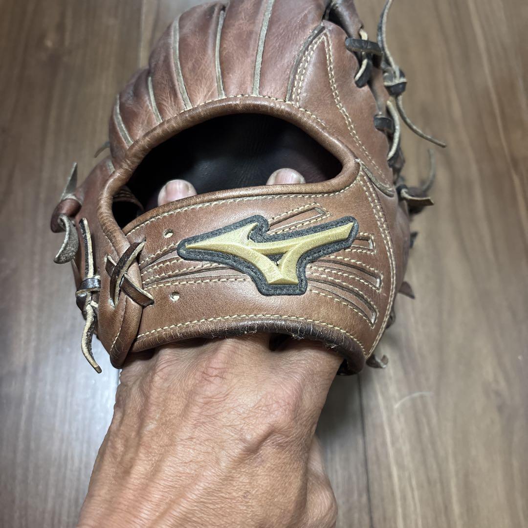 Mizuno 硬式外野用グローブ ブラウン