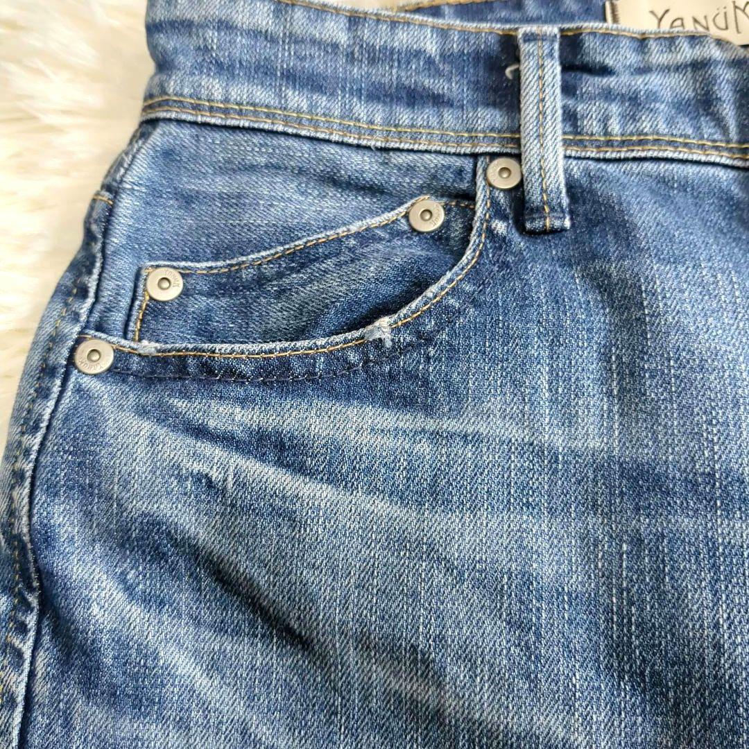 専用 大人気 美品✨ YANUK ヤヌーク セミフレア デニム カットオフ 25