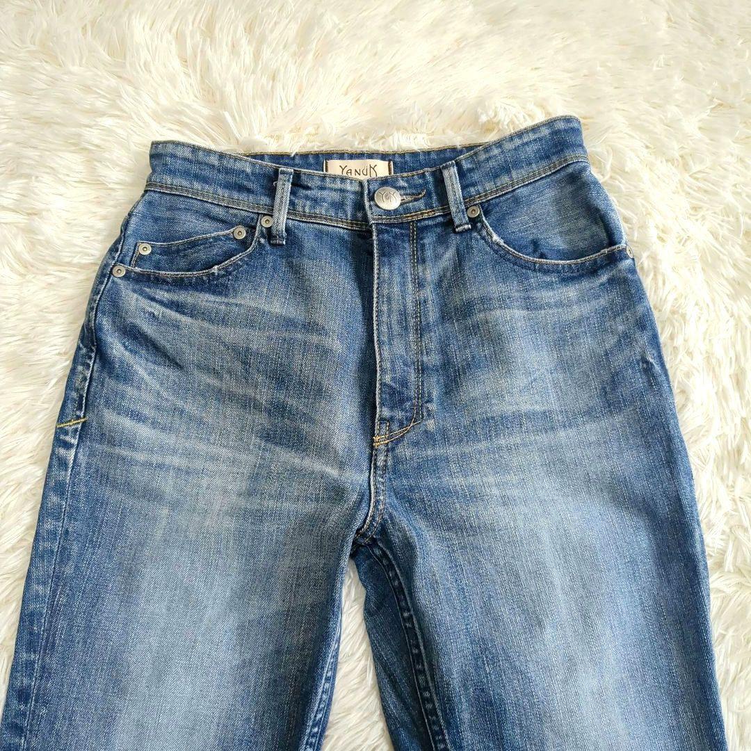 専用 大人気 美品✨ YANUK ヤヌーク セミフレア デニム カットオフ 25