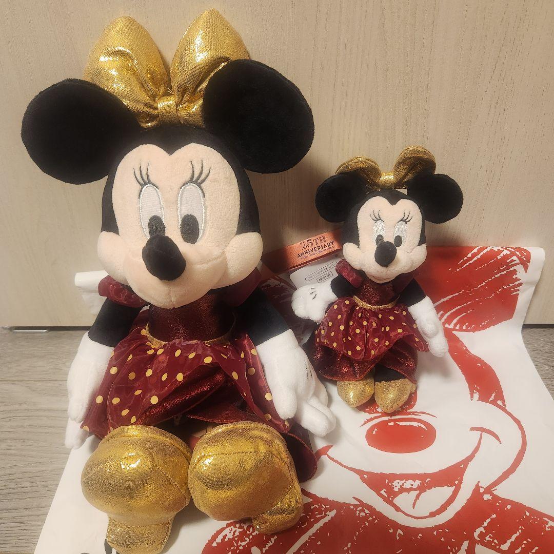 東京ディズニーリゾート店25周年記念 ミニー ぬいぐるみ・ぬいぐるみキーホルダー