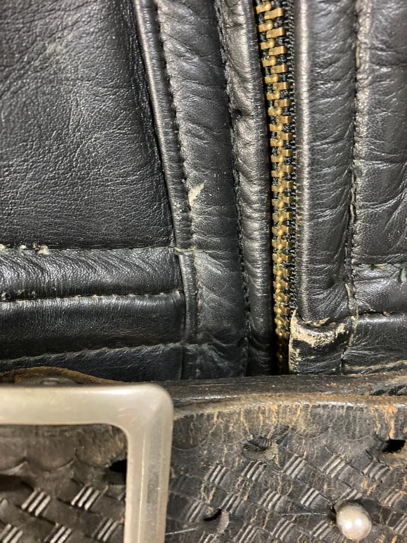 レザー ポリスマンジャケット