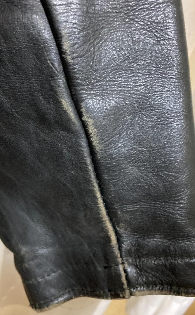 レザー ポリスマンジャケット