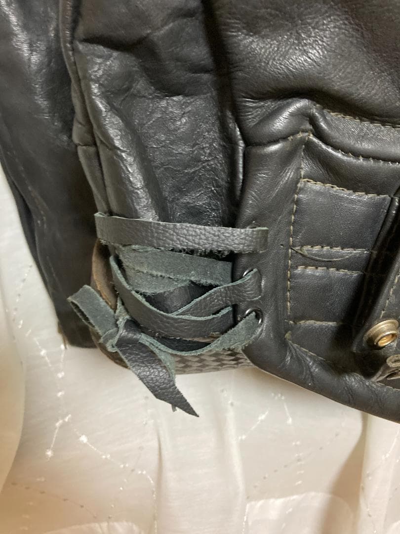 レザー ポリスマンジャケット