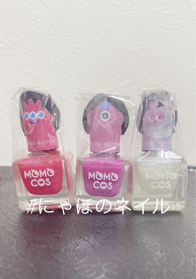 BWモモコス はがせるマニキュア 3色セット おすすめ ピンク 赤 キラキラ