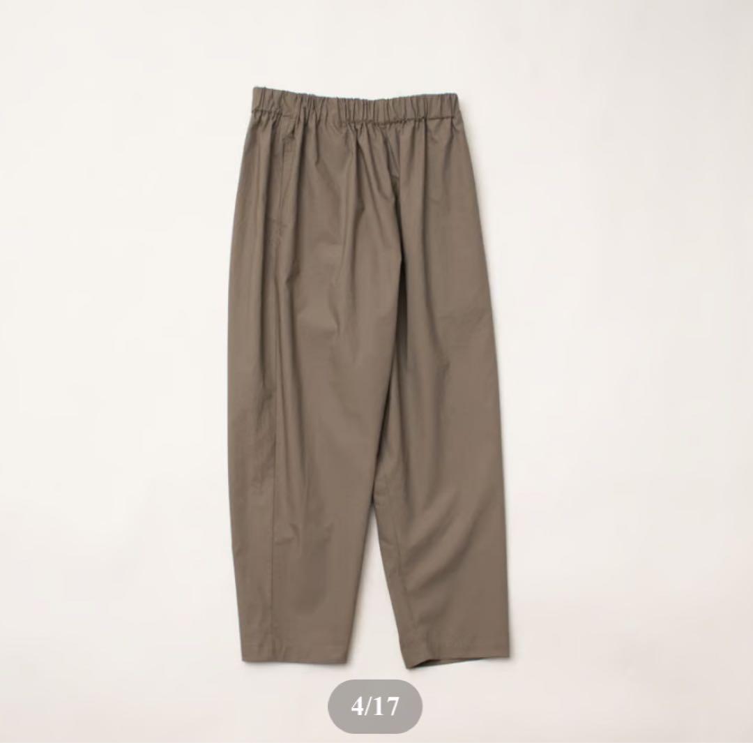 『専用』Yoli Cotton taperd pants チャコール2