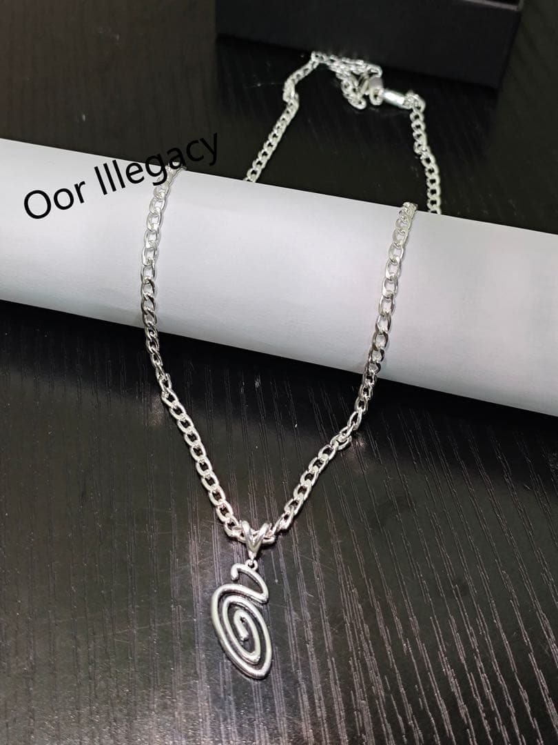 STUSSY SWIRLY S CHAIN STERLING ネックレス STUSSY SWIRLY S CHAIN STERLING ネックレス