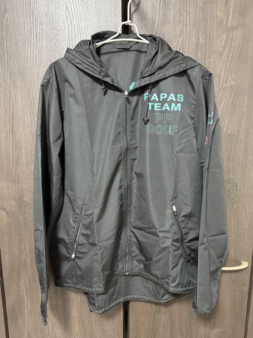 Papas ブラック ジャケット フルジップ