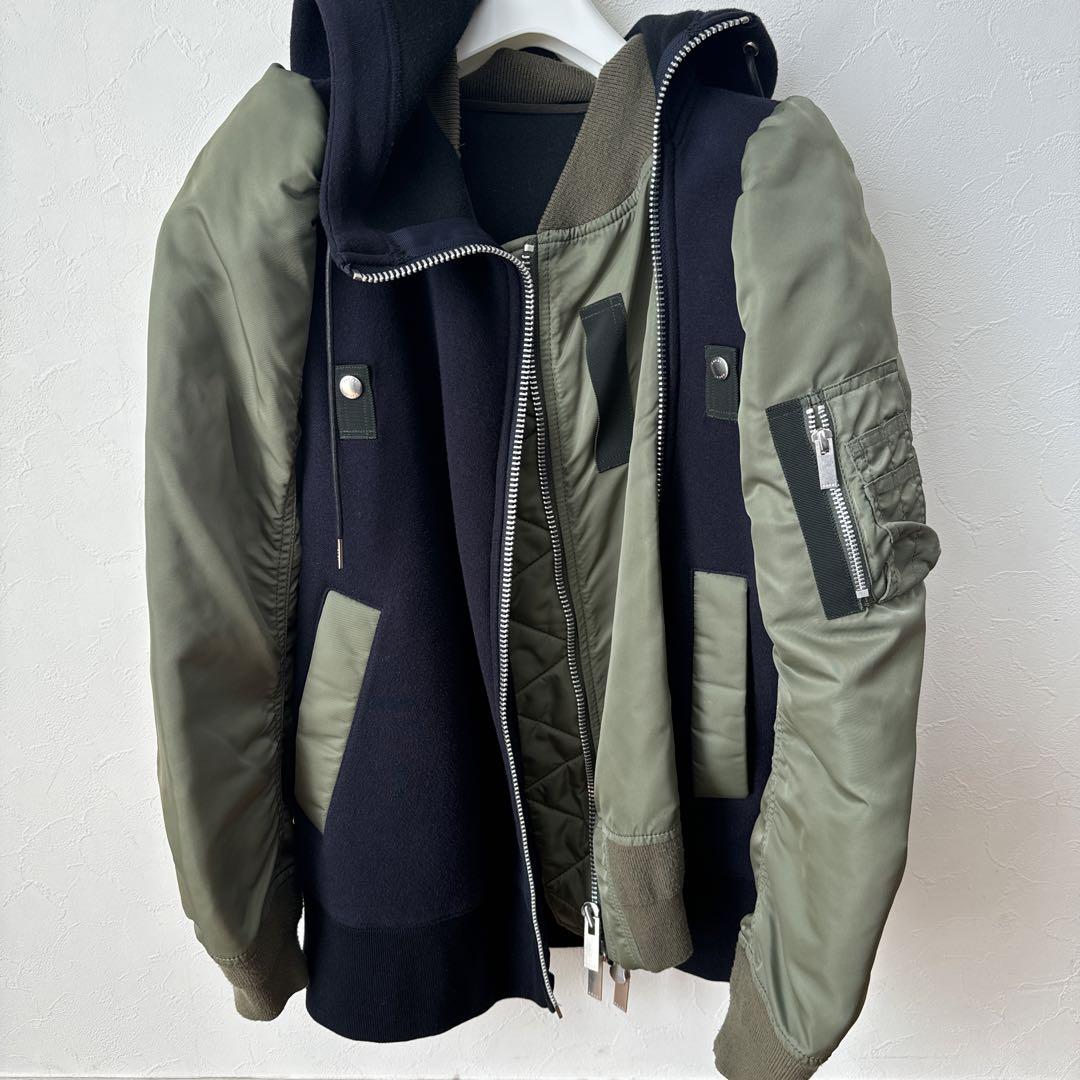 【専用】sacai サカイ　ナイロンツイルスポンジブルゾン　サイズ2