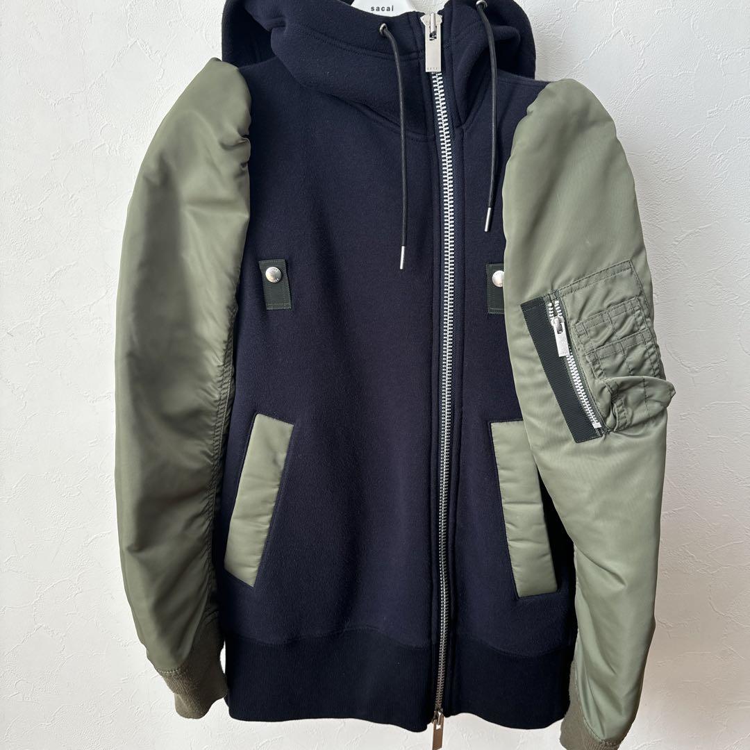 【専用】sacai サカイ　ナイロンツイルスポンジブルゾン　サイズ2