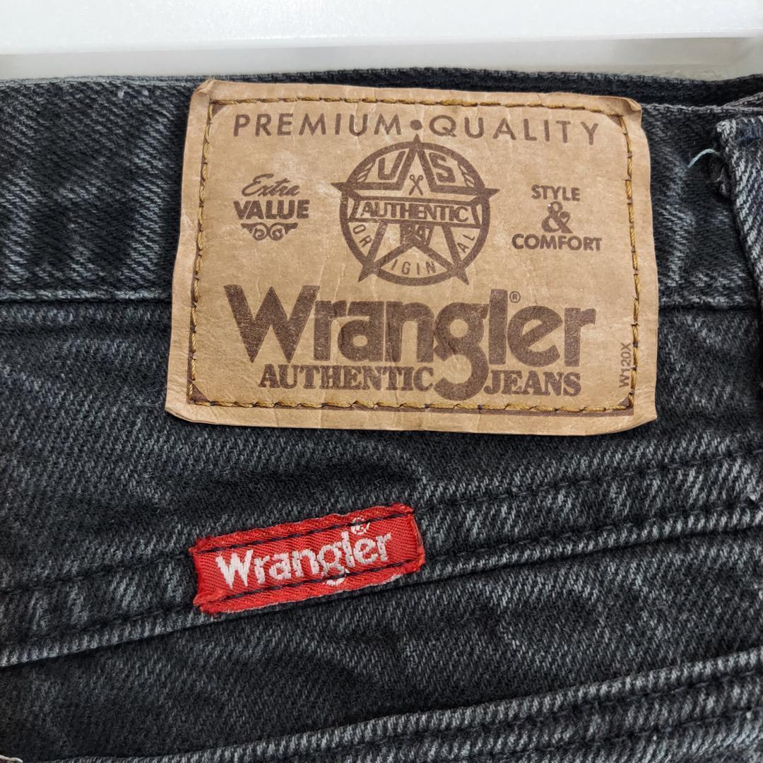 ラングラー W30 ブラックデニム ボトム 90s USA製 黒 13506