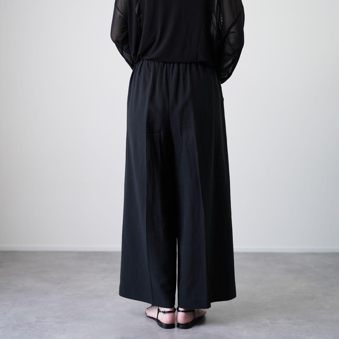 美品 ENFOLD エンフォルド ワイドパンツ ブラック 近年モデル 36