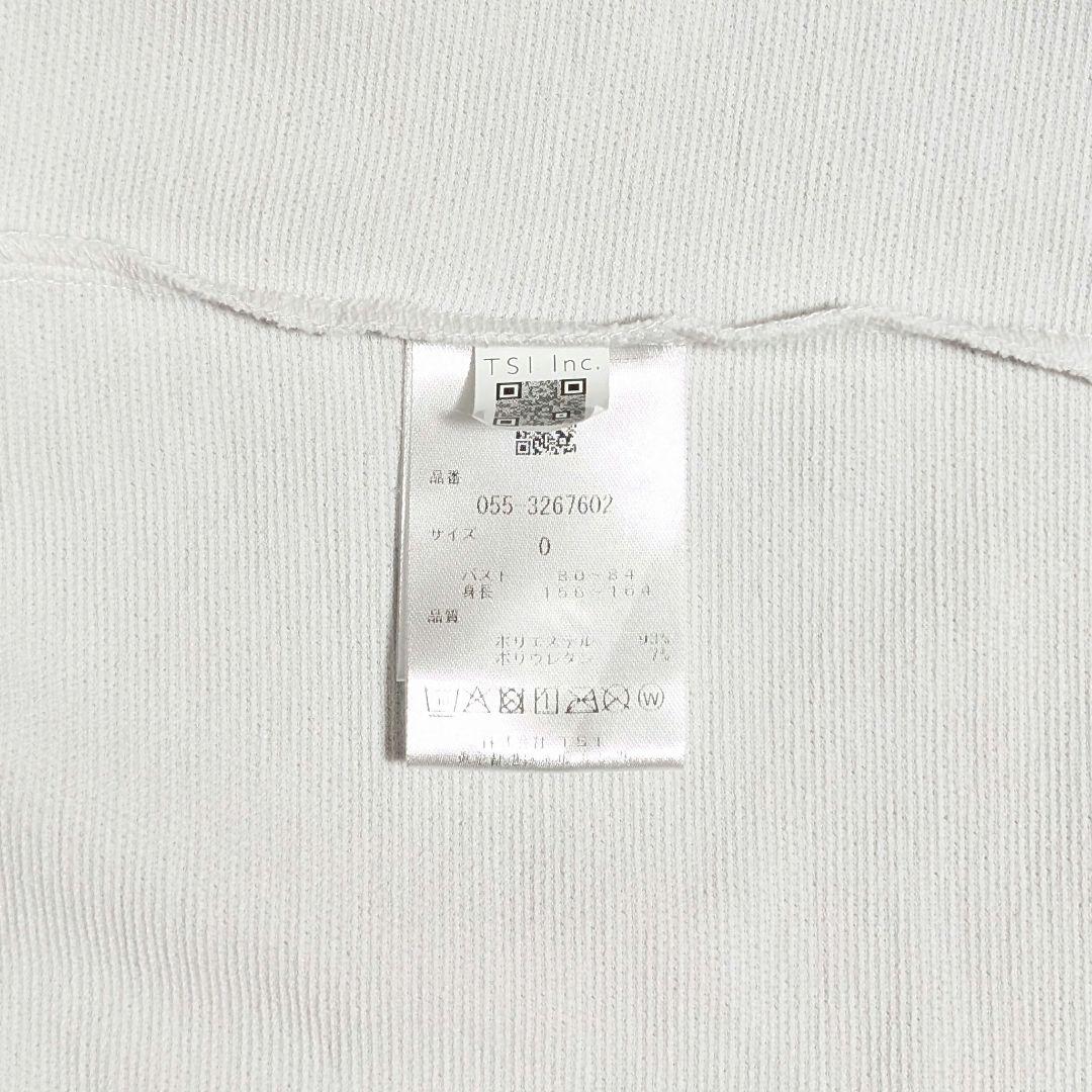 【美品】パーリーゲイツ モックネック 半袖 Tシャツ ゴルフレディース 0