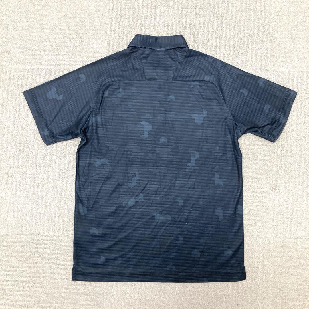 中古品　New Balance Golf ポロシャツ　半袖　Lサイズ　ブラック