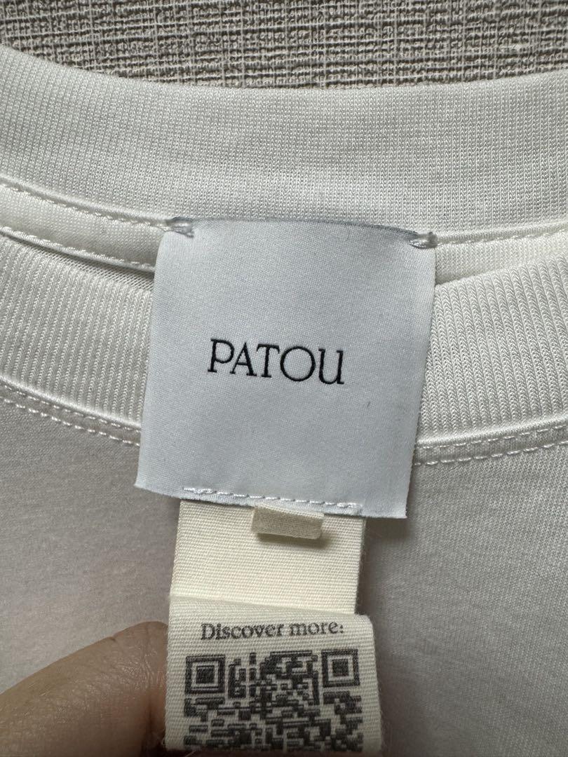PATOU オーガニックコットンロゴTシャツ♡サイズS 正規品 PATOU オーガニックコットンロゴTシャツ正規品 xs - メルカリ