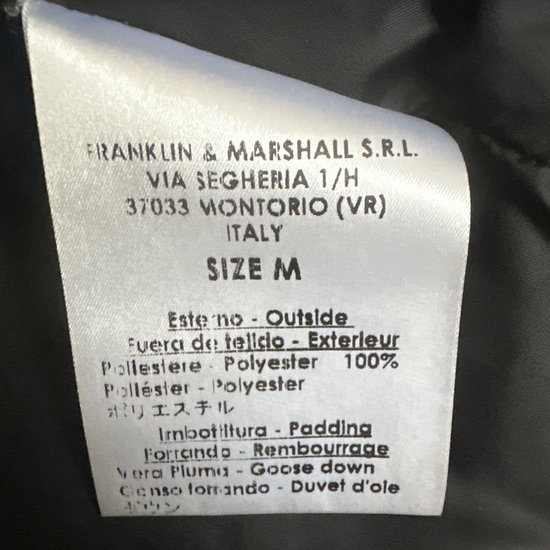 FRANKLIN MARSHALL ブラックダウンジャケット
