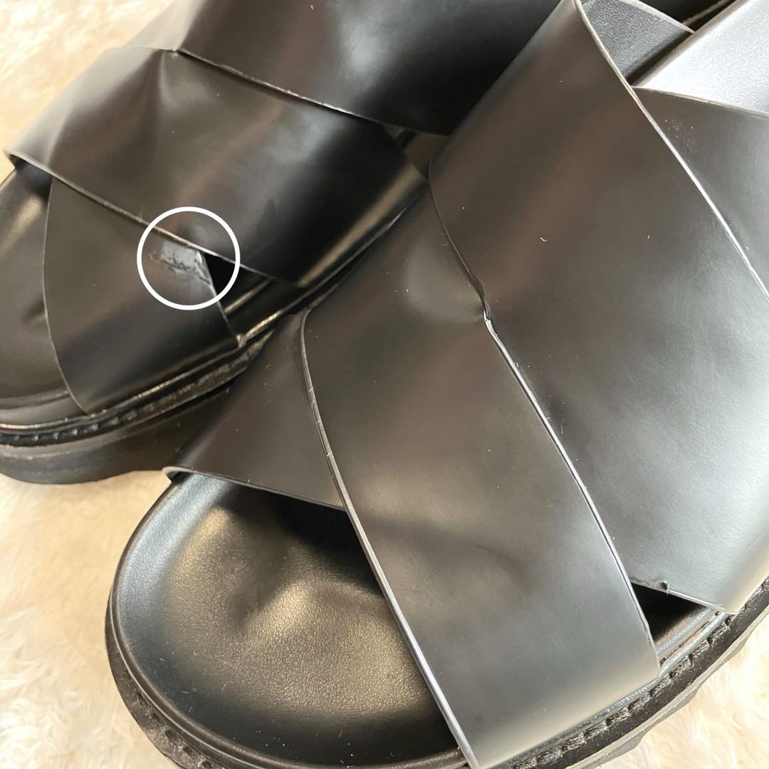 【美品】ZARA VIBRAM 高級レザー サンダル 27cm