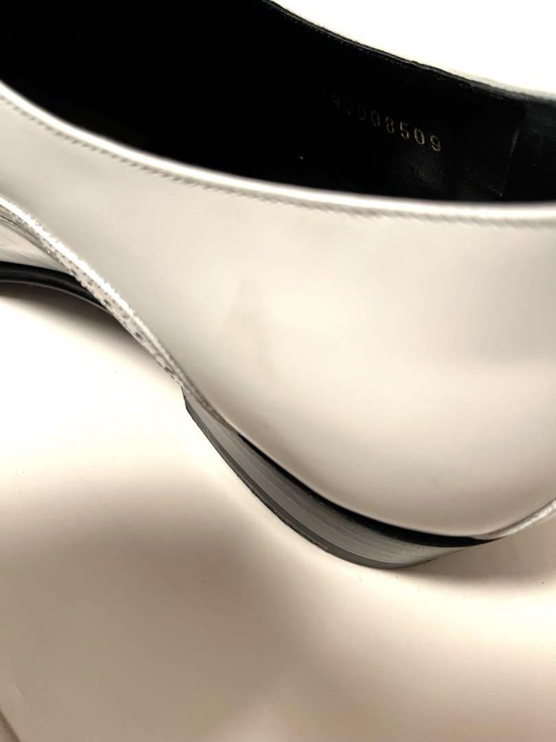 CELINE by Hedi Slimane ホワイトウイングチップシューズ