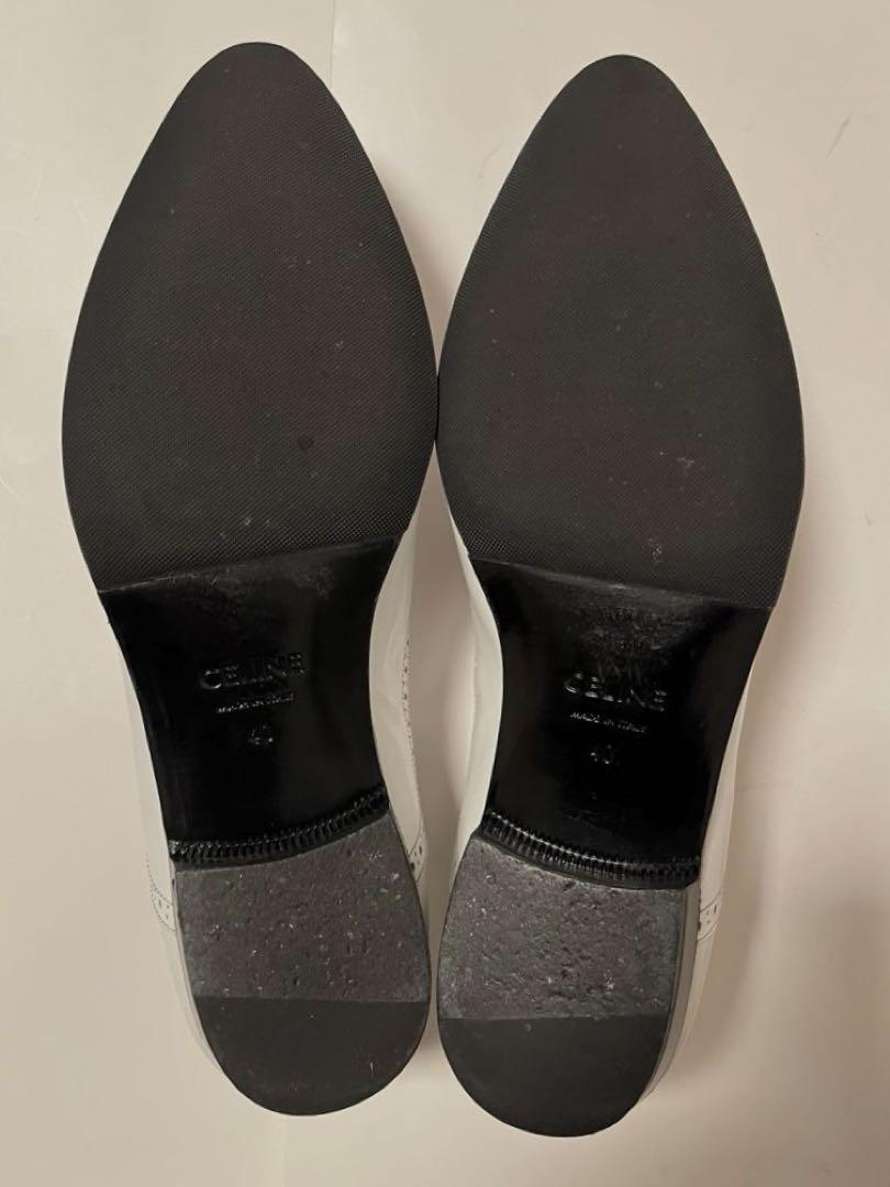 CELINE by Hedi Slimane ホワイトウイングチップシューズ