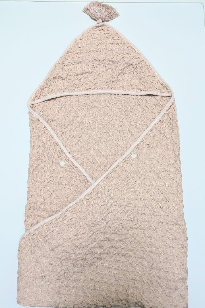 【新品・未使用】MARLMARL　フード付きタオルケット　おくるみ