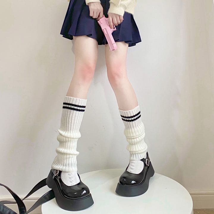 ラインルーズソックス 靴下 レッグウォーマー チューブ ソックス ボーダー メルカリ ラインルーズソックス 靴下 レッグウォーマー チューブ ソックス ボーダー メルカリ