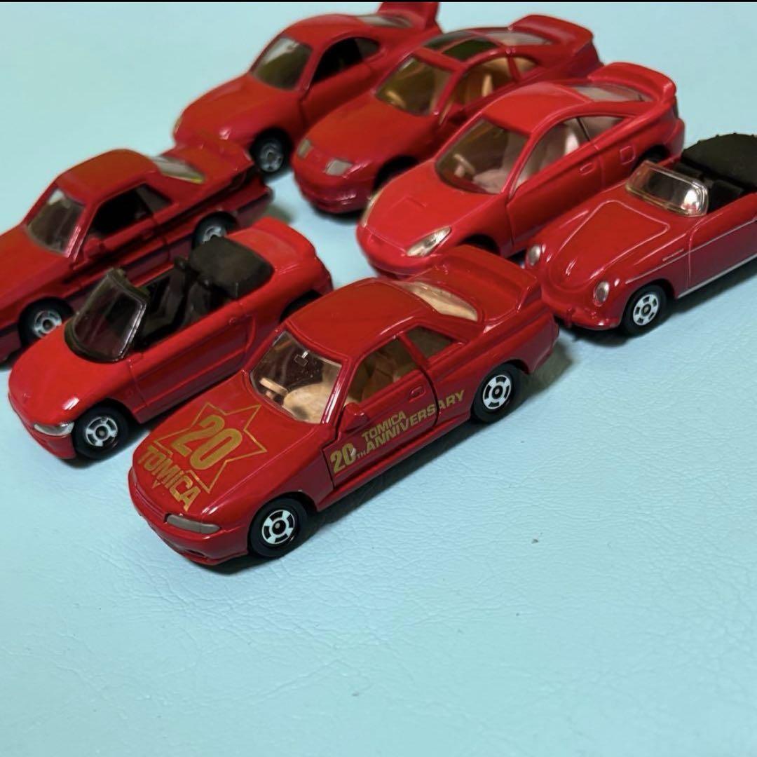 トミカ　赤色　ミニカー　まとめ売り　20周年
