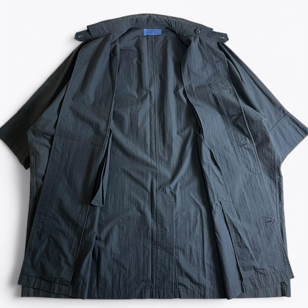 イッセイミヤケISSEY MIYAKE ミリタリーイカコート オリーブ9