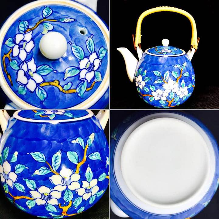 茶道具 源右衛門茶器揃 急須 湯呑茶碗5客 茶器Ω