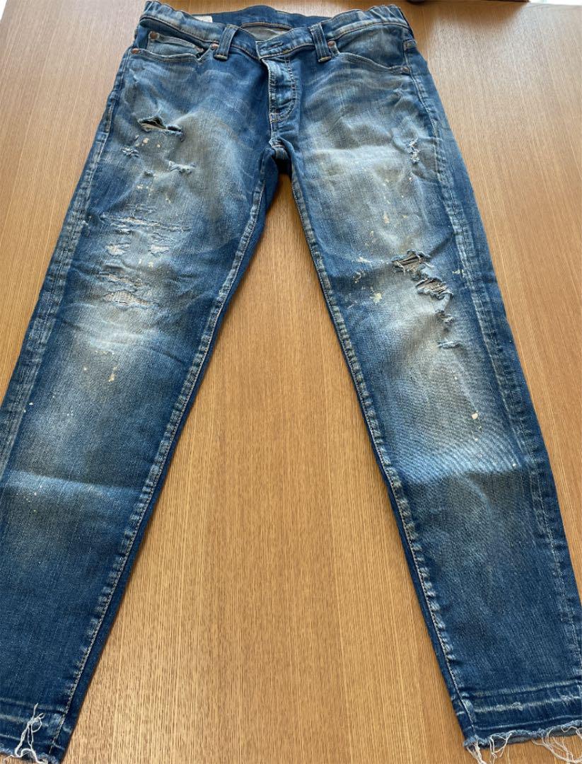 BIG JOHN テーパードストレッチデニムジーンズ　MMM134J