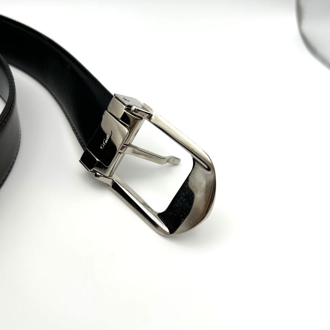 カルティエ Cartier レザーベルト ブラウン 焦茶 ヴィンテージ 希少