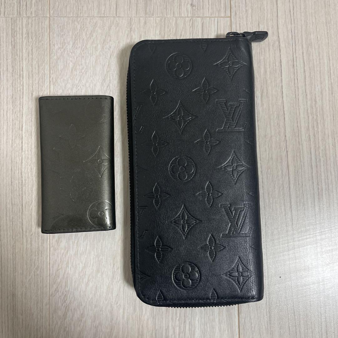Louis Vuitton モノグラム シャドウジッピーウォレットヴェルティカル