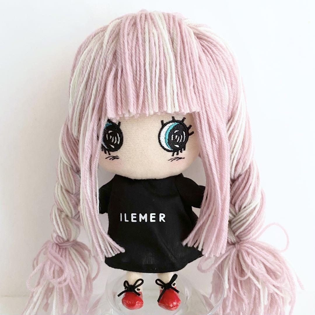 1点限り‼️リメイクドール‼️イアンヌ 三つ編み 姫カット 苺ミルク＆ミルクMIX