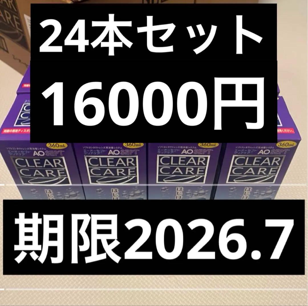 【24本】エーオーセプト　クリアケア　24本