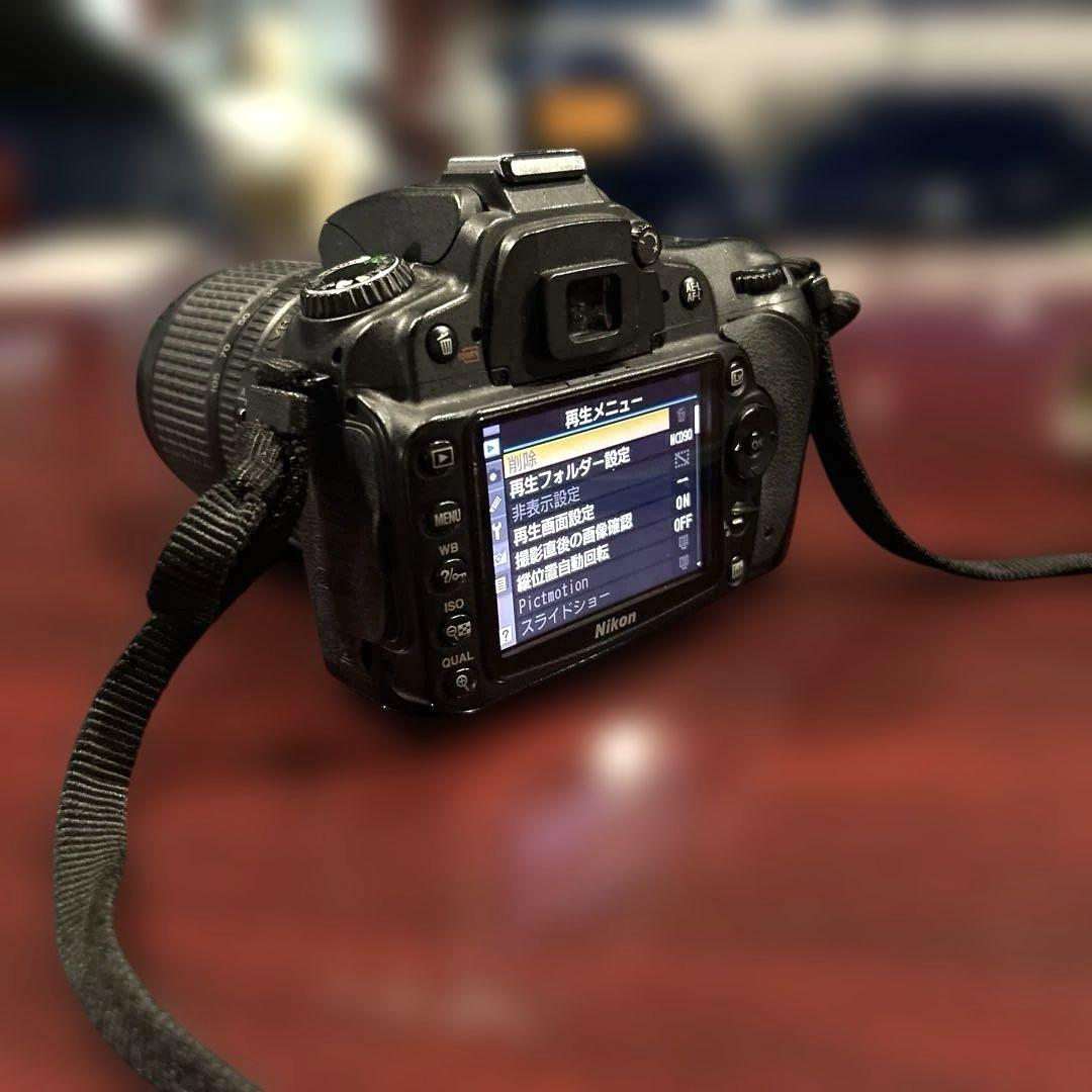 Nikon D90 デジタル一眼レフカメラ 本体、レンズ、充電器 - メルカリ